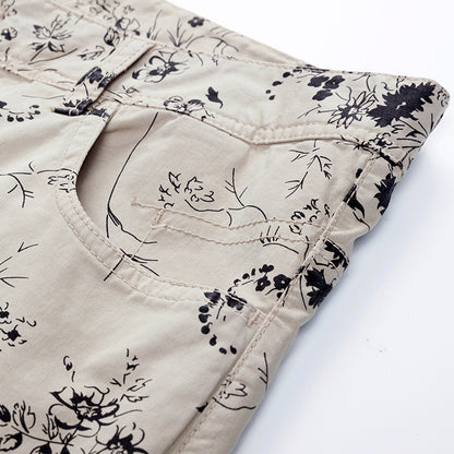 Men's Casual Floral Print Casual Jumpsuit