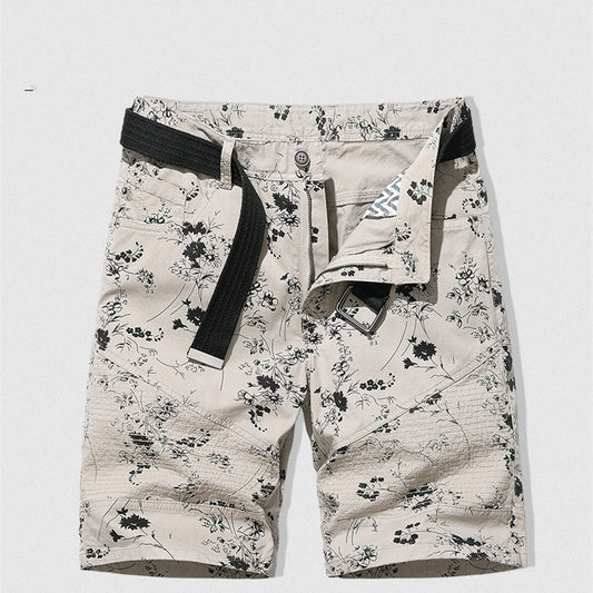 Men's Casual Floral Print Casual Jumpsuit