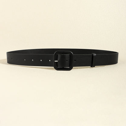Fashion Personality Women's Wide Belt Simple High Sense Belt Dress Pants Accessories