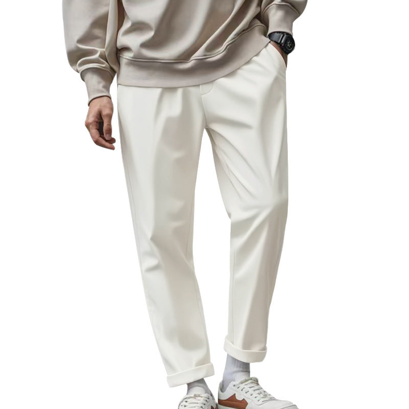 Men's Trousers With Pockets Casual Loose Comfortable Quick-drying Waist-tied Pants Glamour Gale