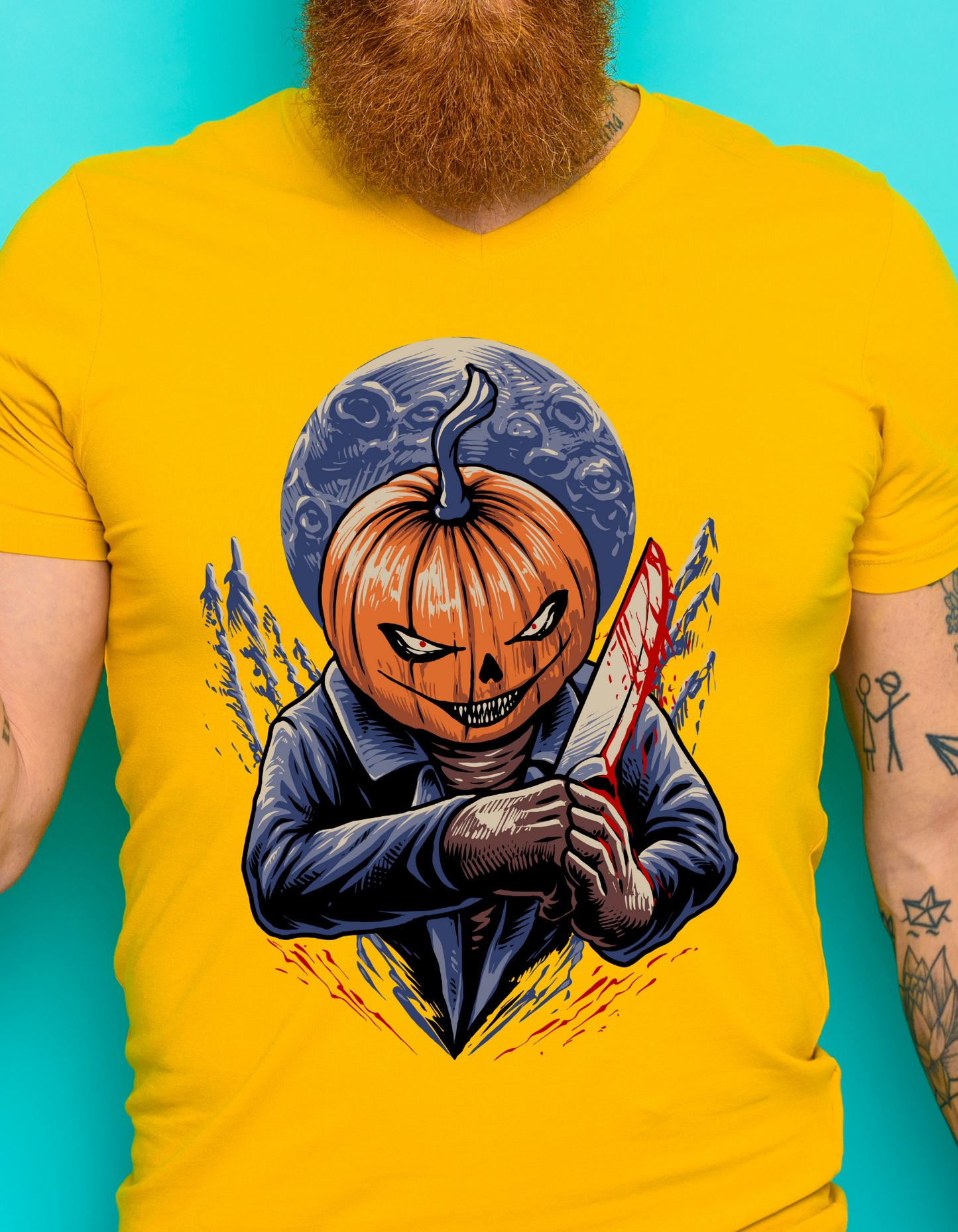 Custom Printed Shirts: Halloween Pumpkin Slayer