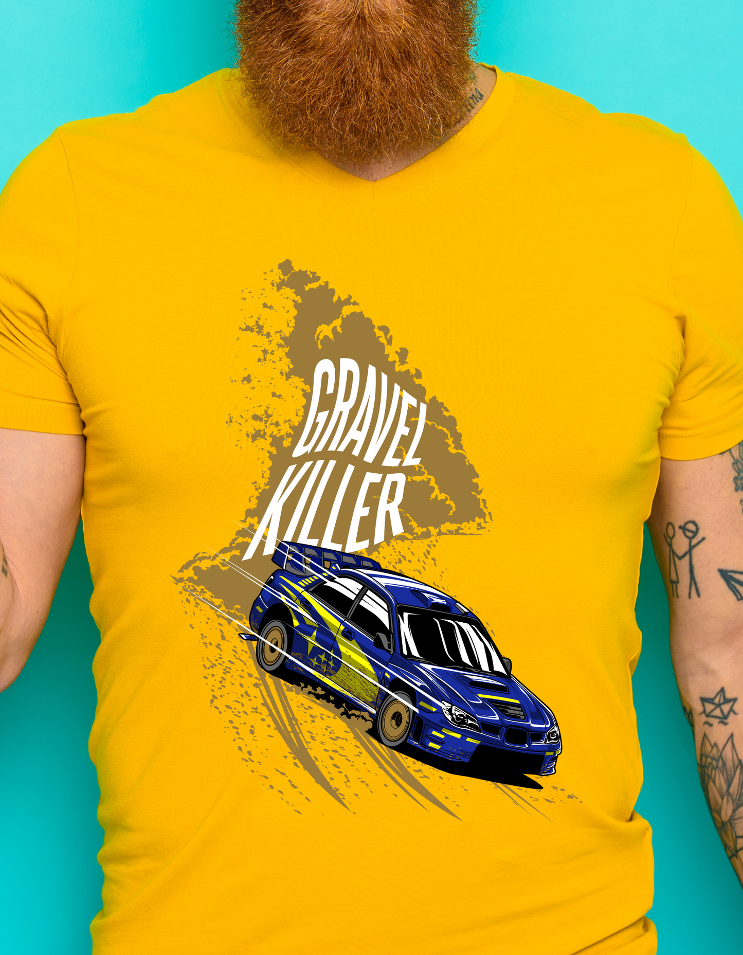 Custom Printed Shirts: Gravel Killer