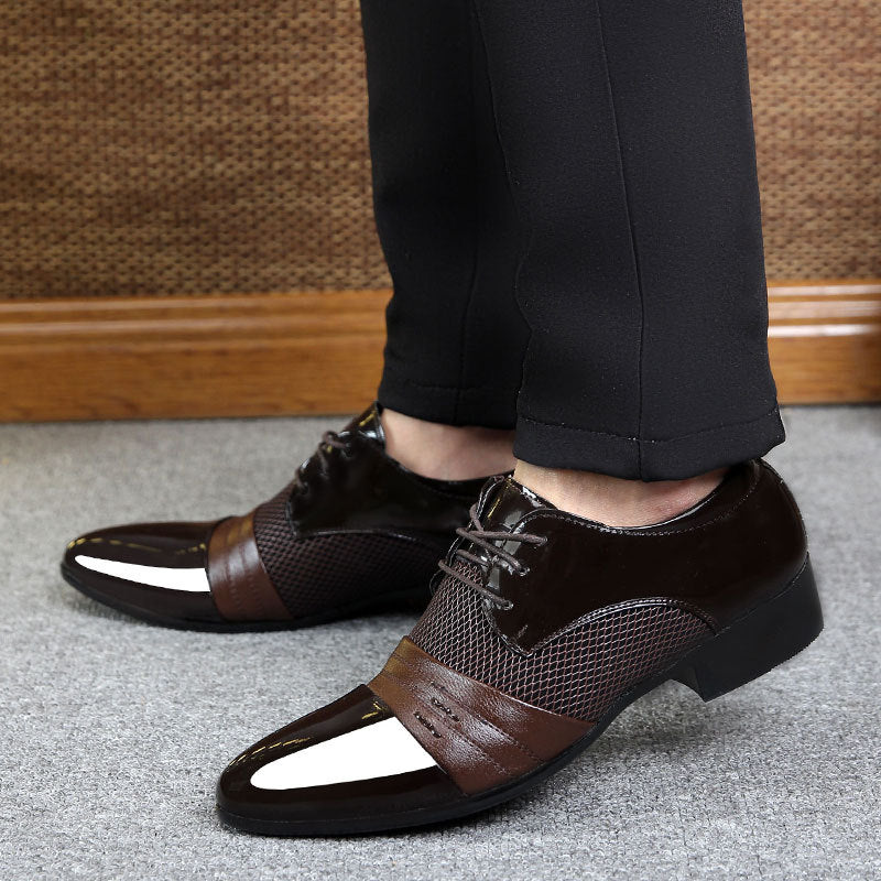 Men's Fashion Business Casual Shoes Formal Leather Shoes