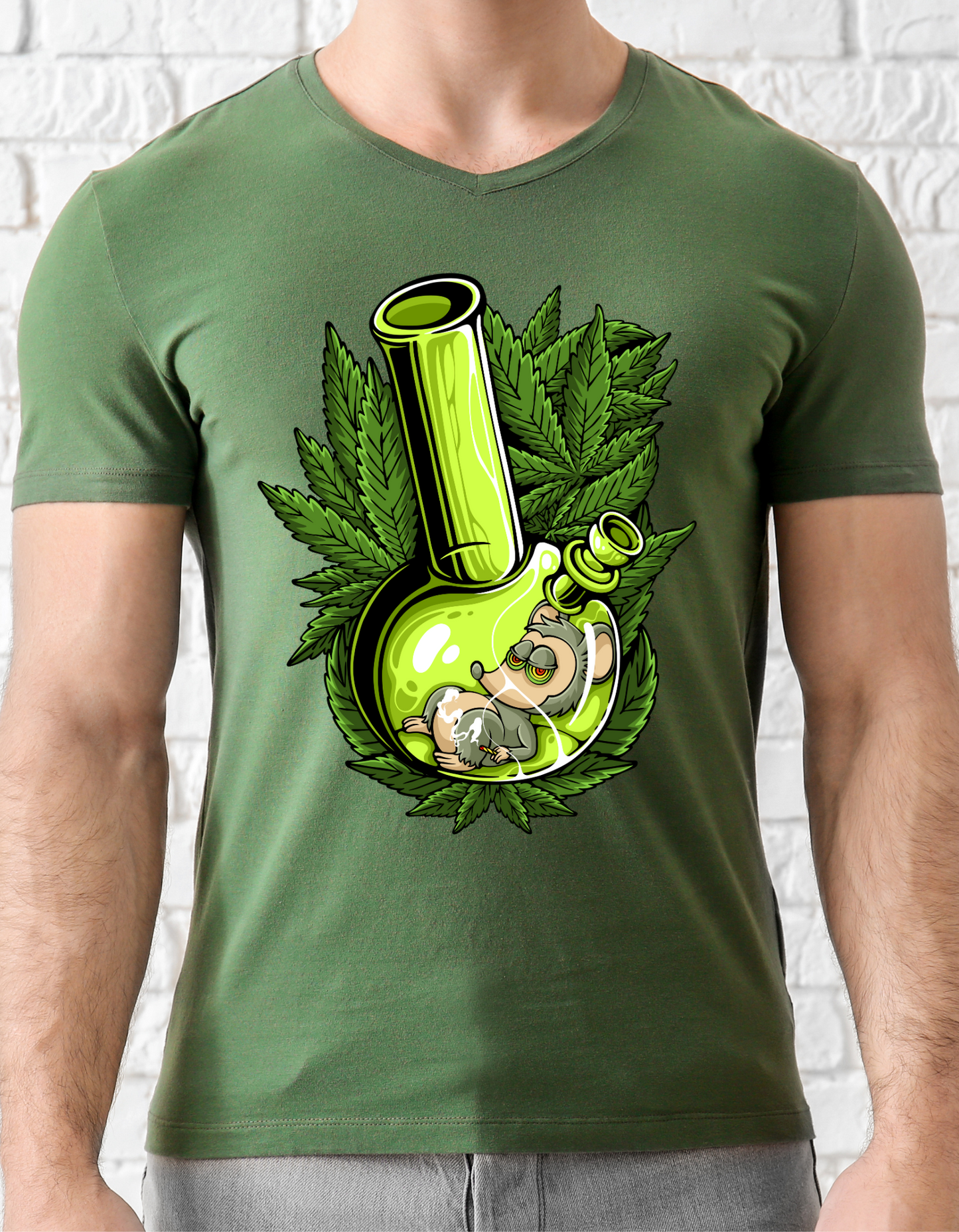 Custom Printed Shirt: HIgh Monkey