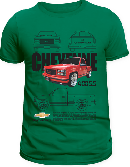 Custom Printed Shirts: Chevrolet Cheyenne 400SS