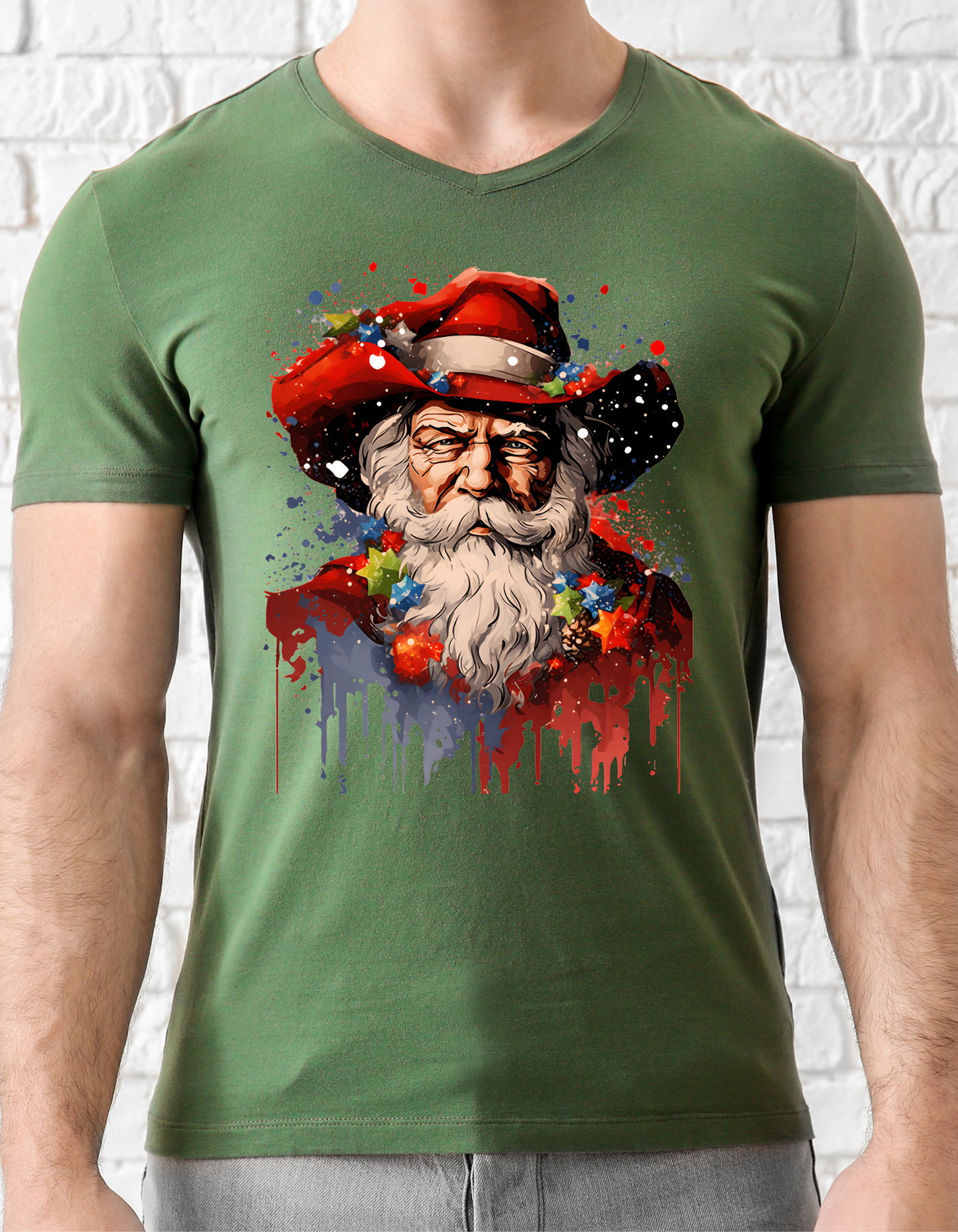 Custom Printed Shirt:  Christmas Father
