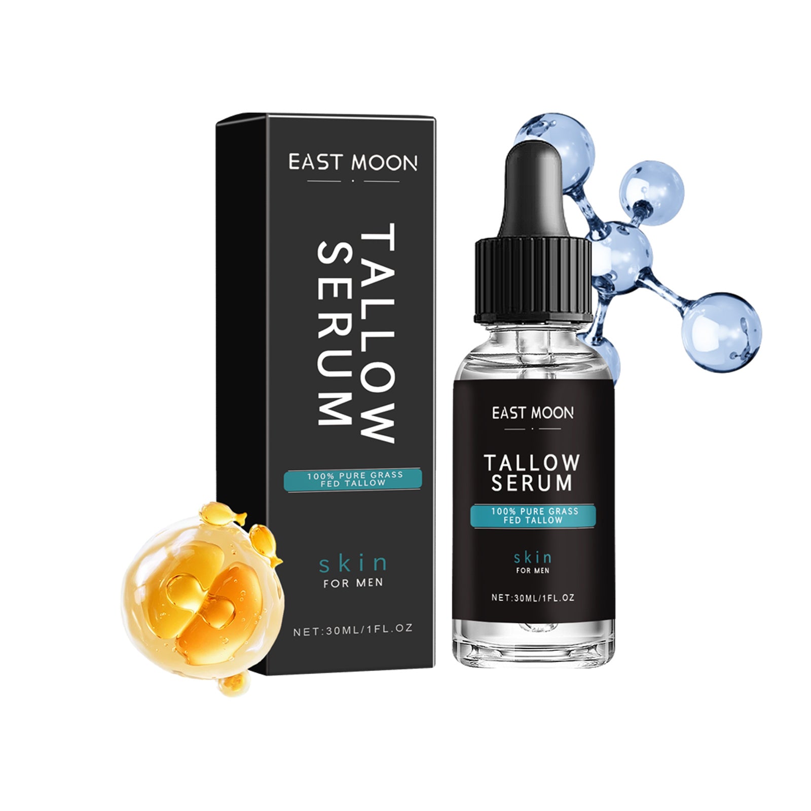East Moon Men's Anti-Wrinkle Serum Anti-Wrinkle Firming Skin Youthful Elasticity Moisturizing Translucent Serum - Glamour Gale anti-wrinkle serum