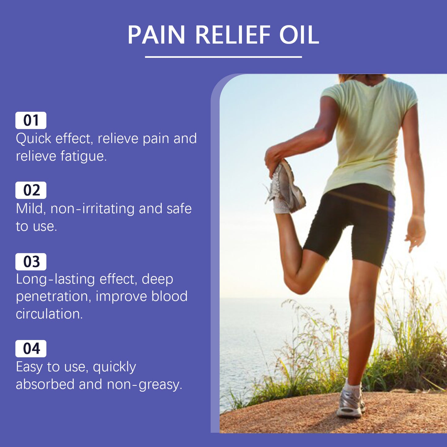 South moon - Body Massage Oil Back Neck Shoulder Relief Moisturizing