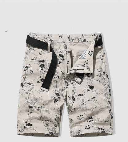 Men's Casual Floral Print Casual Jumpsuit