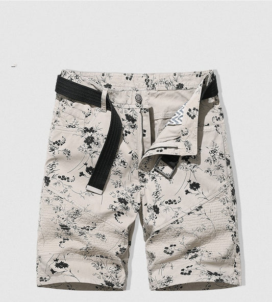 Men's Casual Floral Print Casual Jumpsuit