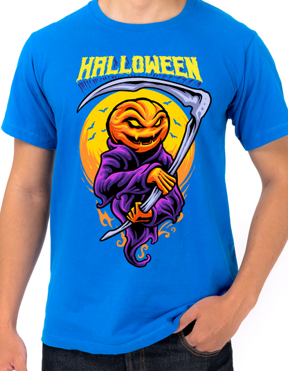 Custom Printed Shirts: Halloween Pumpkin Ghost