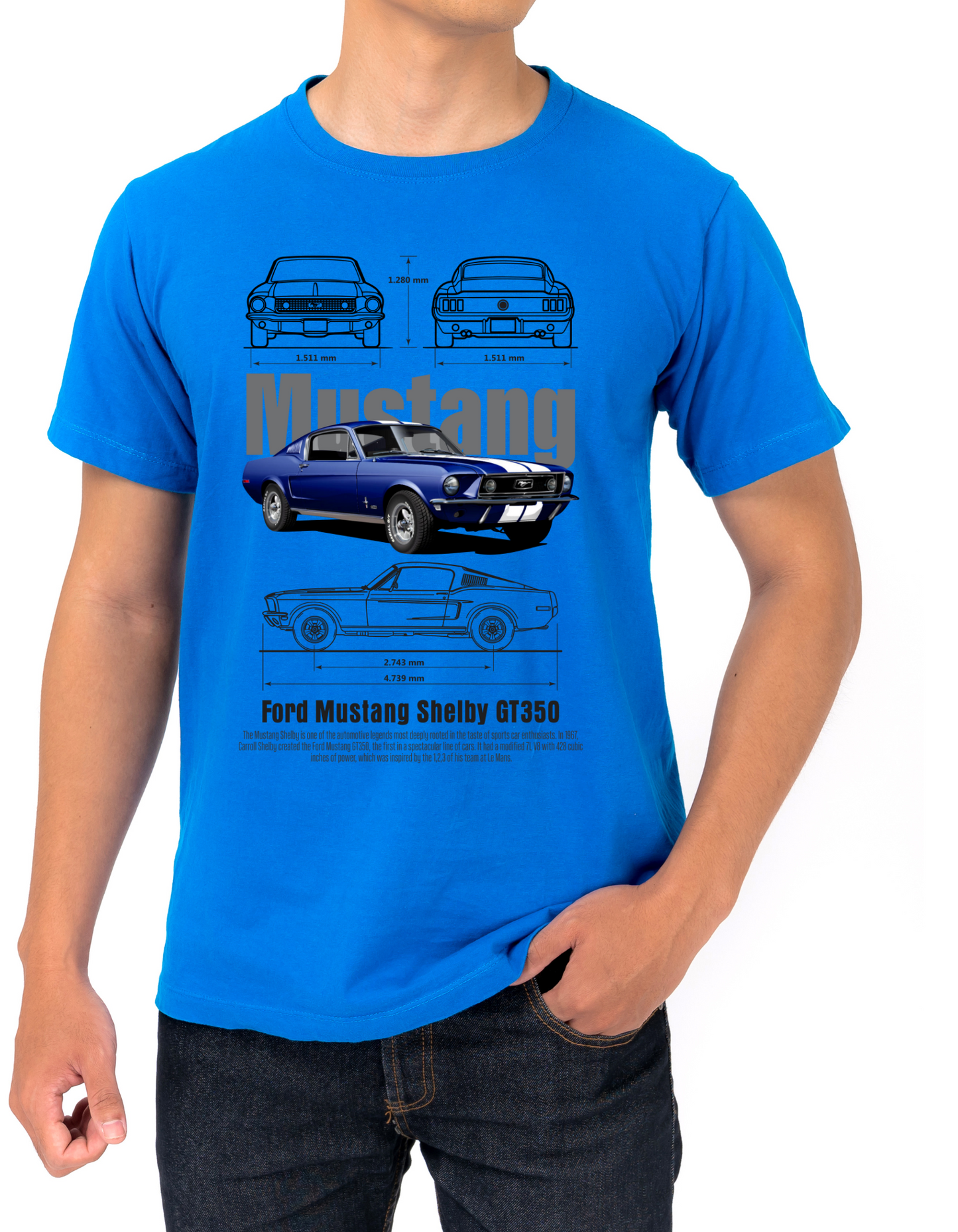 Custom Printed Shirts: Ford Mustang Shelby GT350