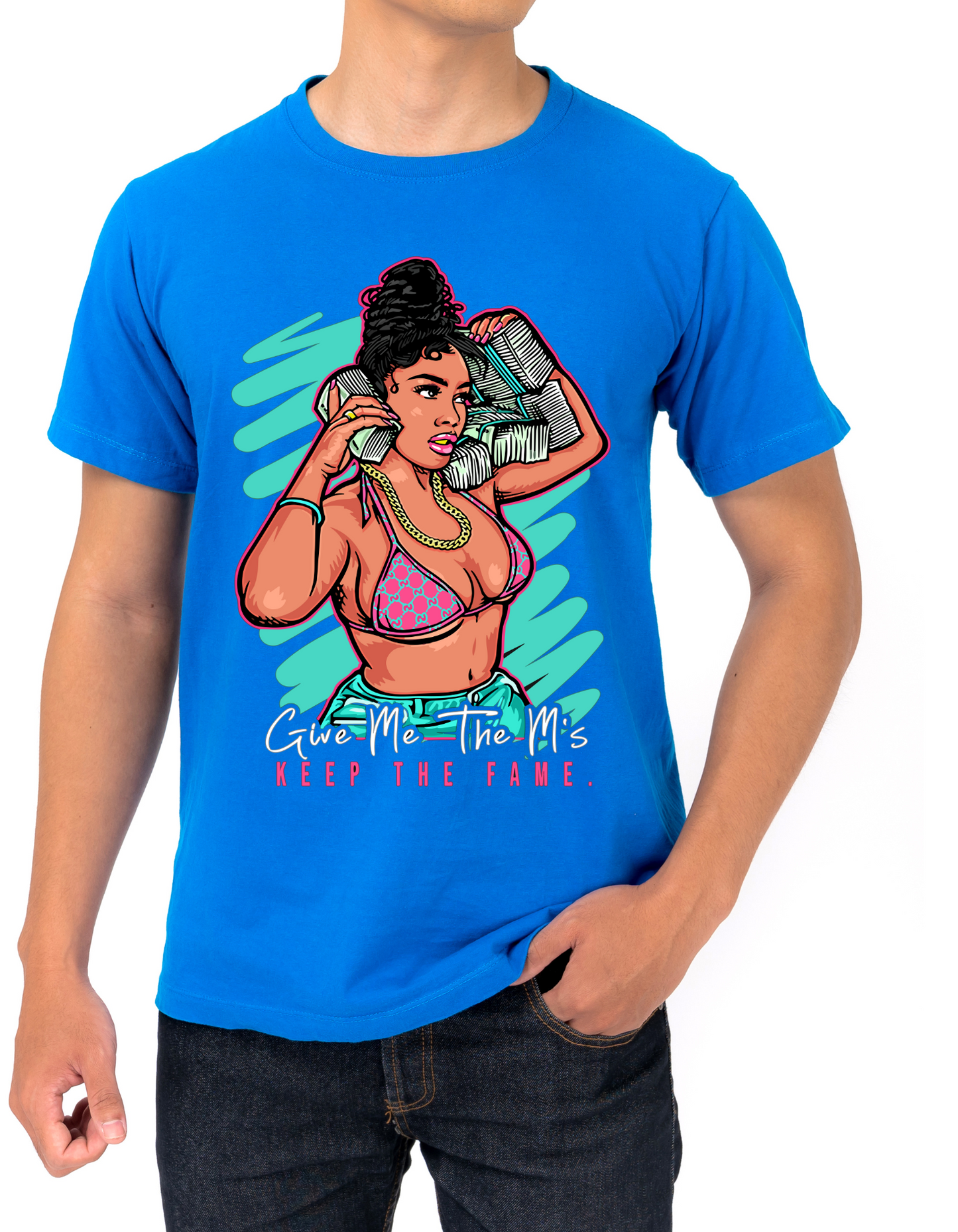 Custom Printed Shirts: Give Me The M's Keep the Fame