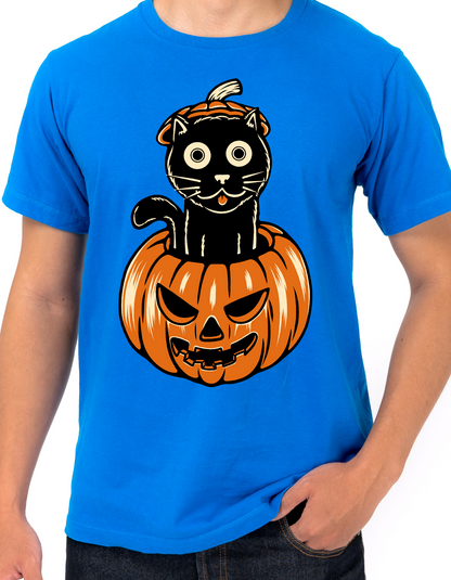 Custom Printed Shirts: Halloween Cat