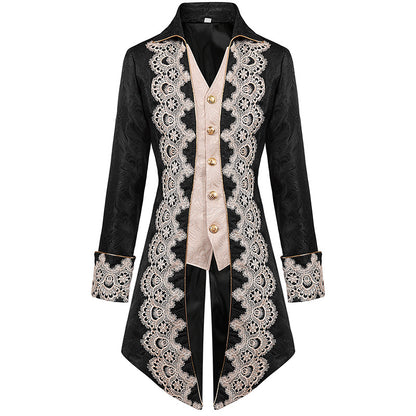 Men's Steampunk Medieval Dovetail Costume