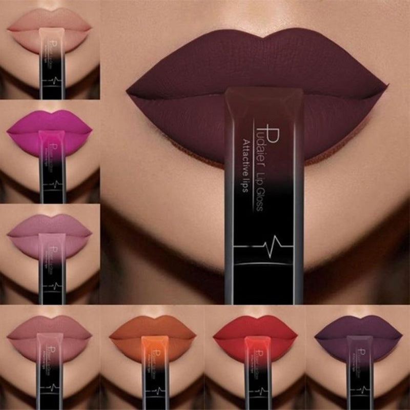 Pudaier - Makeup matte matte lip gloss lipstick