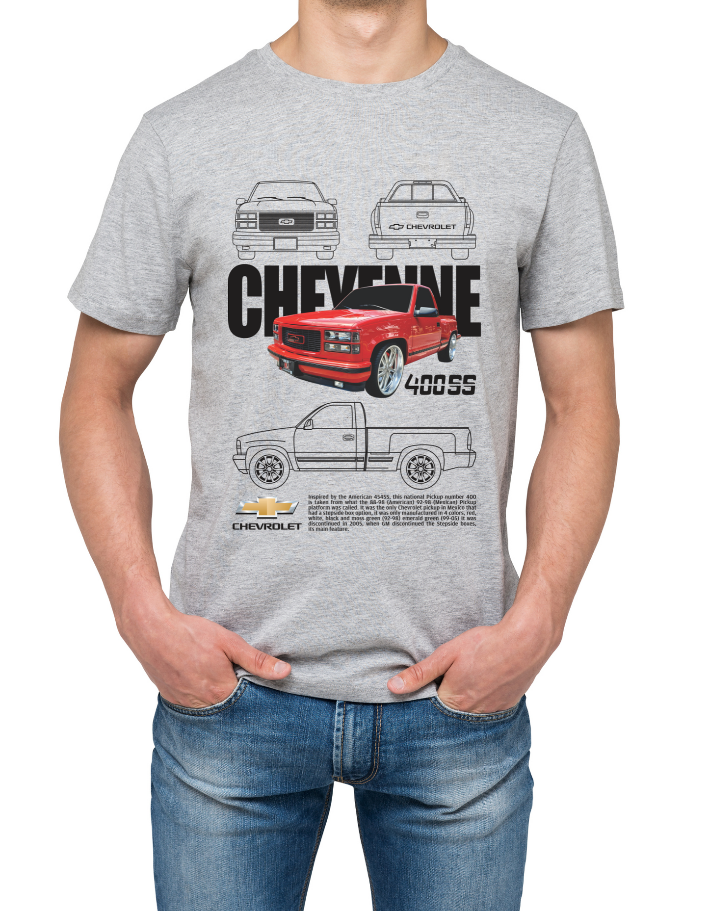 Custom Printed Shirts: Chevrolet Cheyenne 400SS