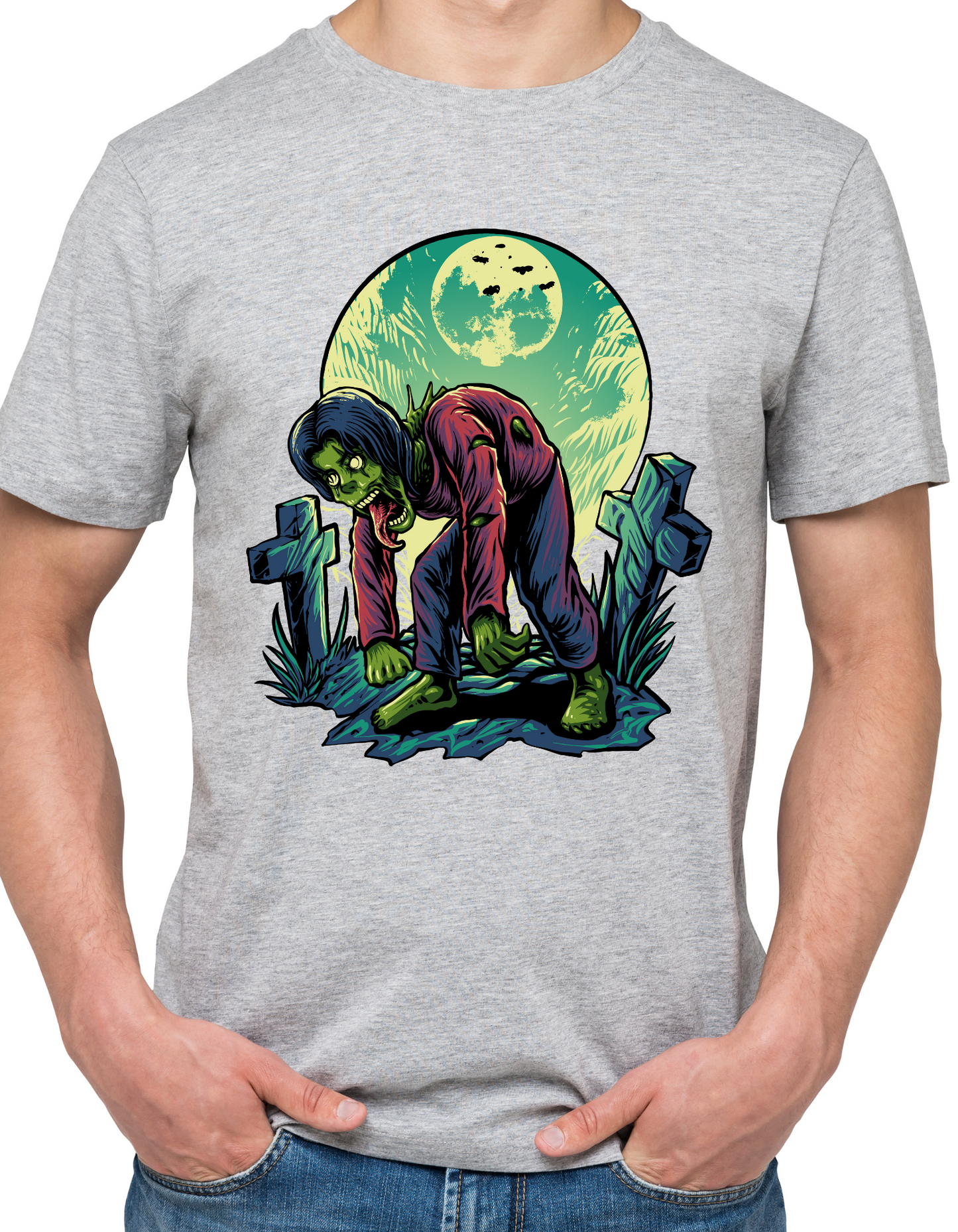 Custom Printed Shirts: Halloween Zombie Land