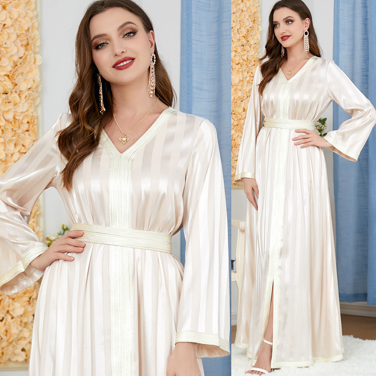 Long Sleeved European And American Dress For Women Glamour Gale