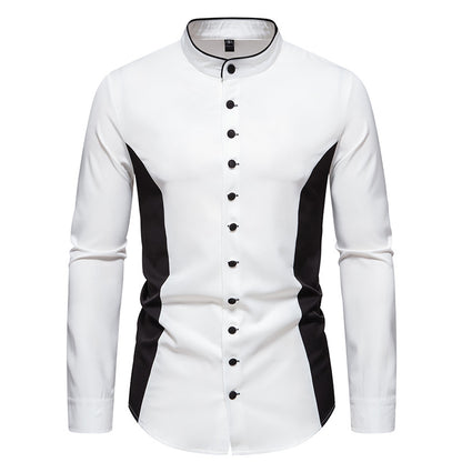 European And American Style Men's Clothing Casual Loose Long Sleeve