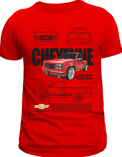 Custom Printed Shirts: Chevrolet Cheyenne 400SS