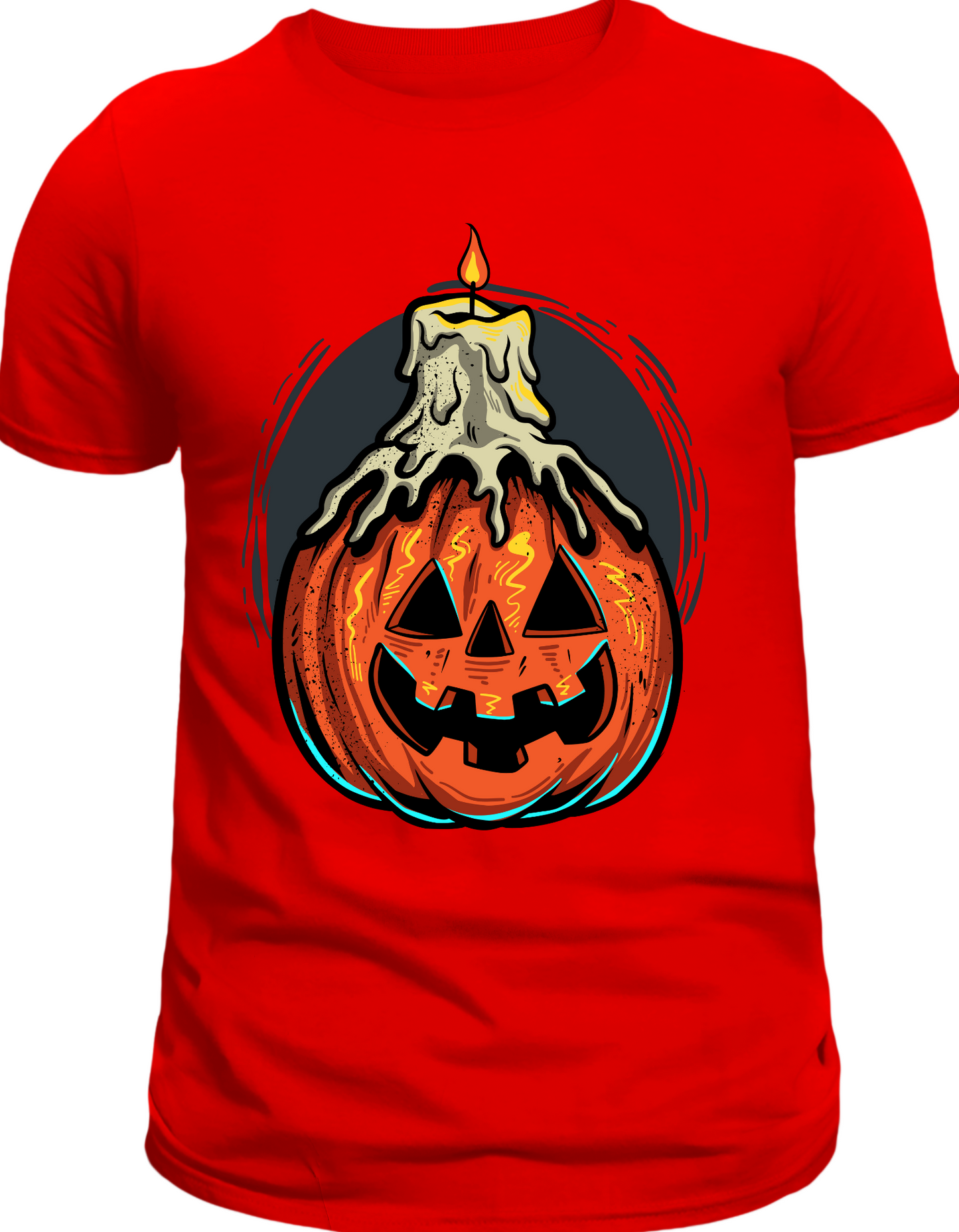 Custom Printed Shirts: Halloween Candle