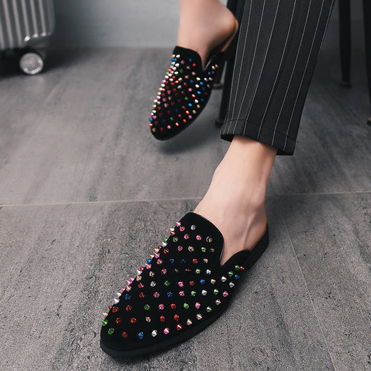 Men's Fashion Lazybones Half Slippers Glamour Gale