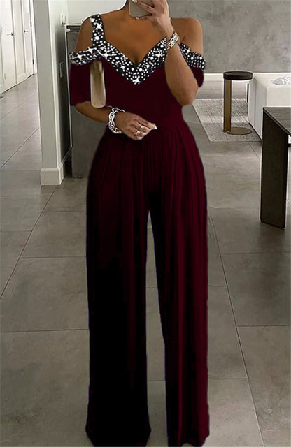 Women's Wide Leg Waist Up Jumpsuit