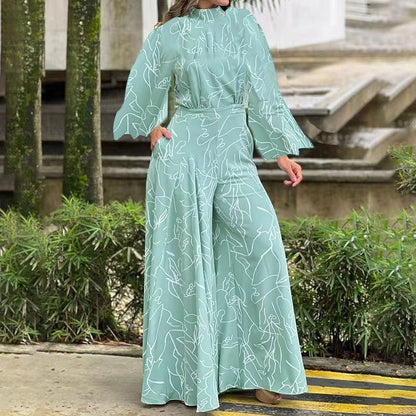 Elegant Striped New Print Jumpsuit For Women