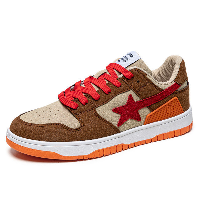 Retro Flat Contrast Color XINGX Sneaker Women's All-match Glamour Gale