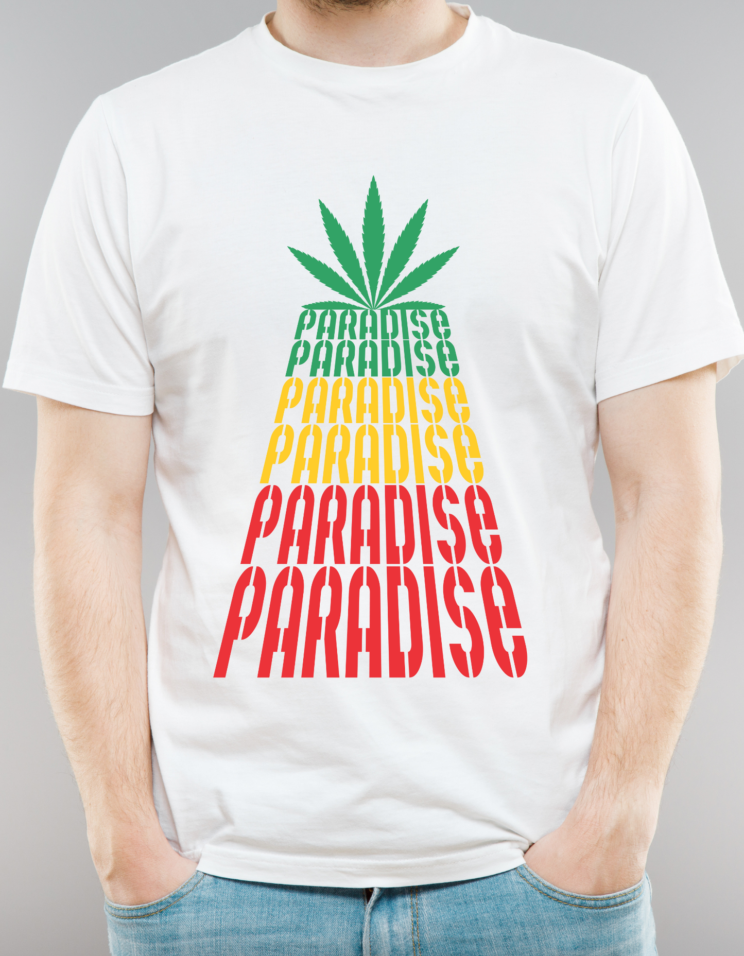 Custom Printed Shirt: High Paradise