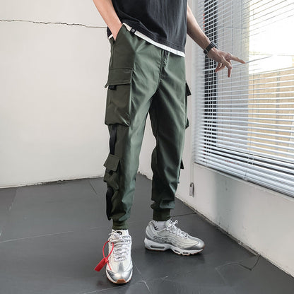 Multi-pocket Leisure Tappered Sports Pants Glamour Gale