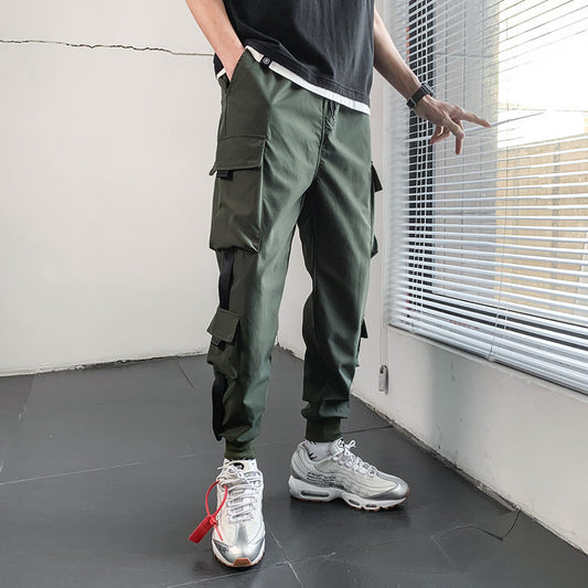 Multi-pocket Leisure Tappered Sports Pants Glamour Gale