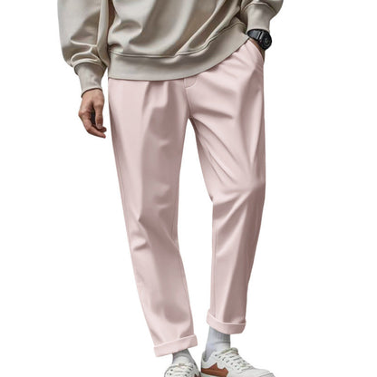 Men's Trousers With Pockets Casual Loose Comfortable Quick-drying Waist-tied Pants Glamour Gale