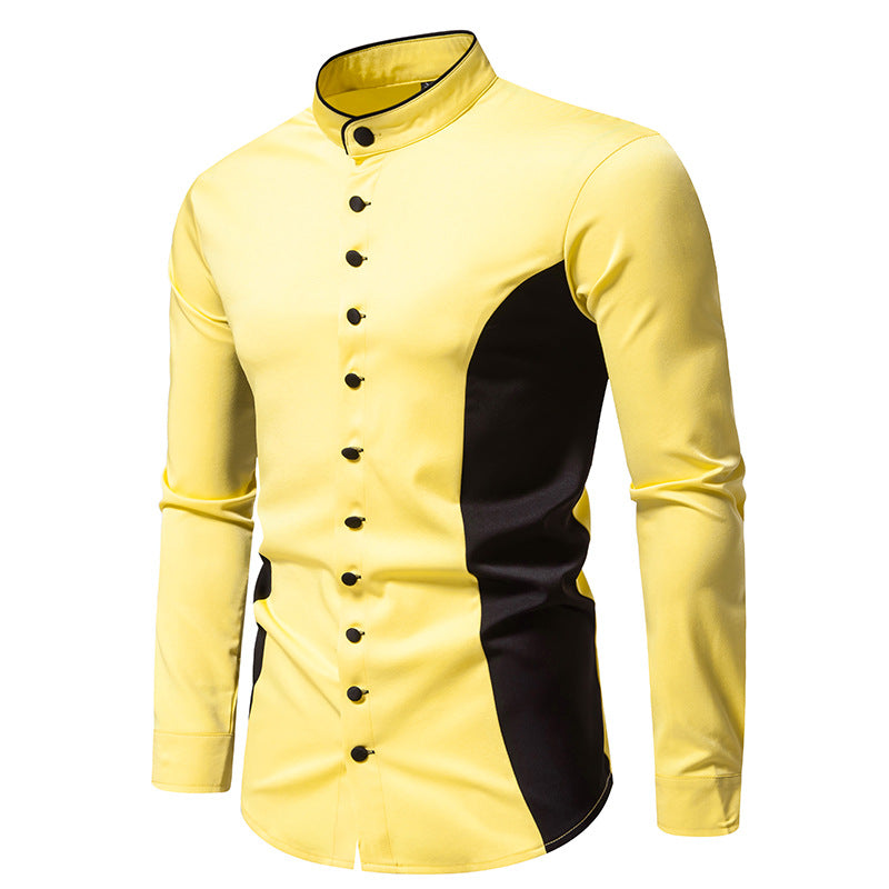 European And American Style Men's Clothing Casual Loose Long Sleeve