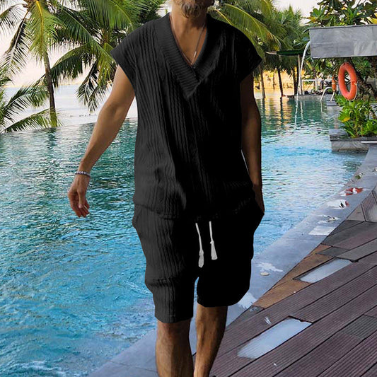 Men's Fashion Casual Jacquard Knitting Suit Glamour Gale