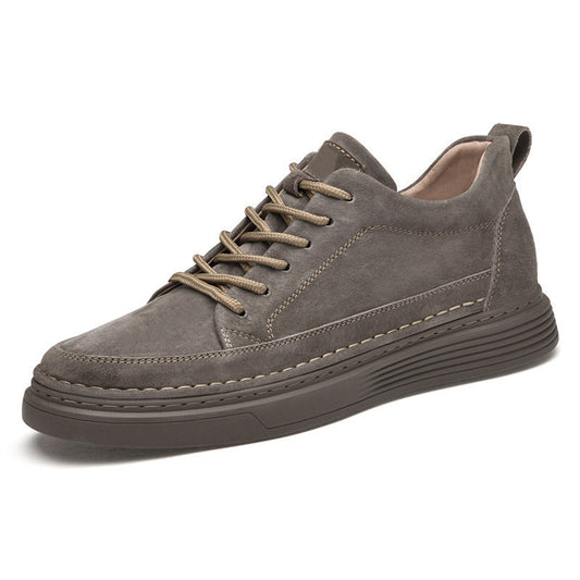 Plus Size Fleece-lined Inner Height Increasing Board Shoes Male Glamour Gale