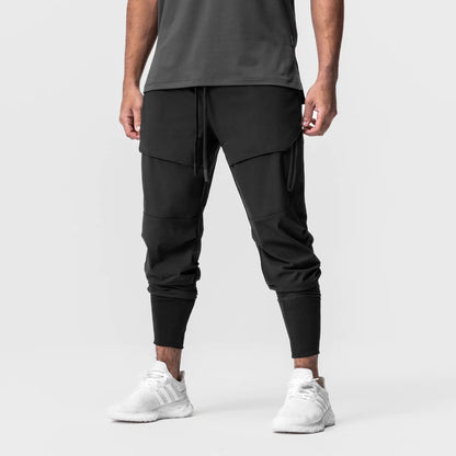 Men's Fashion Sports And Leisure Training Ankle-tied Trousers