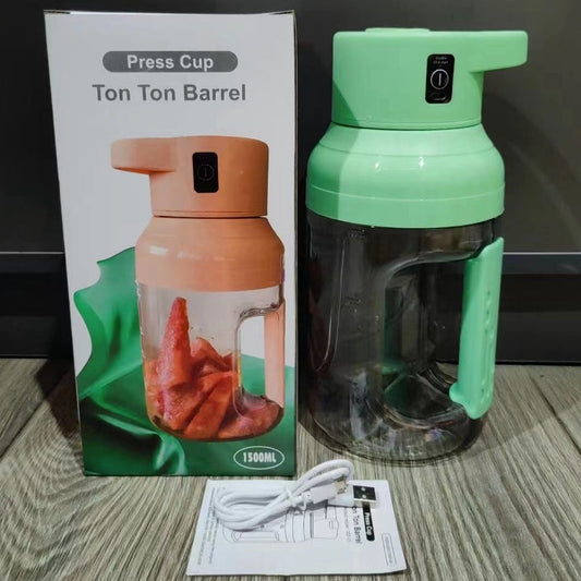New Arrival Summer Electric Juicer Portable Large Capacity 1500ml Juice USB Rechargeable Electric Portable Blender Kitchen Gadgets Glamour Gale