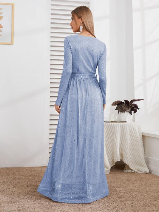 Lace Long Sleeve Prom Wedding Dress Backless