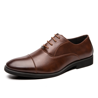 British Style Three-joint Men's Pointed Toe Shoes