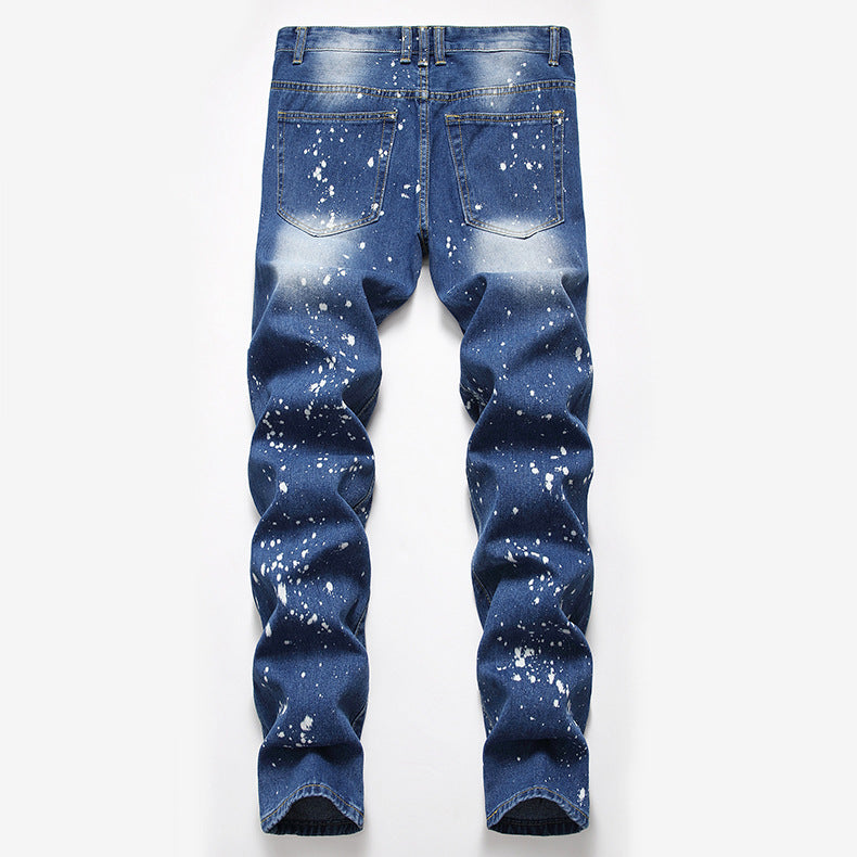 Summer Light Blue Plus Size Ripped Jeans