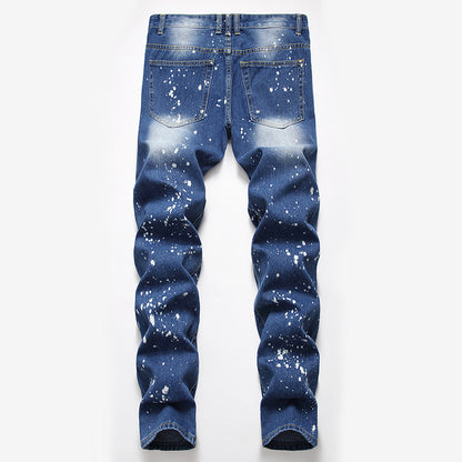 Summer Light Blue Plus Size Ripped Jeans