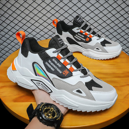 Casual White Shoes Thick Sole Daddy Tide Shoes - Glamour Gale