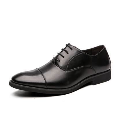 British Style Three-joint Men's Pointed Toe Shoes