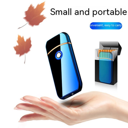 Electronic Charging USB Cigarette Lighter Metal Windproof Creative Lighter
